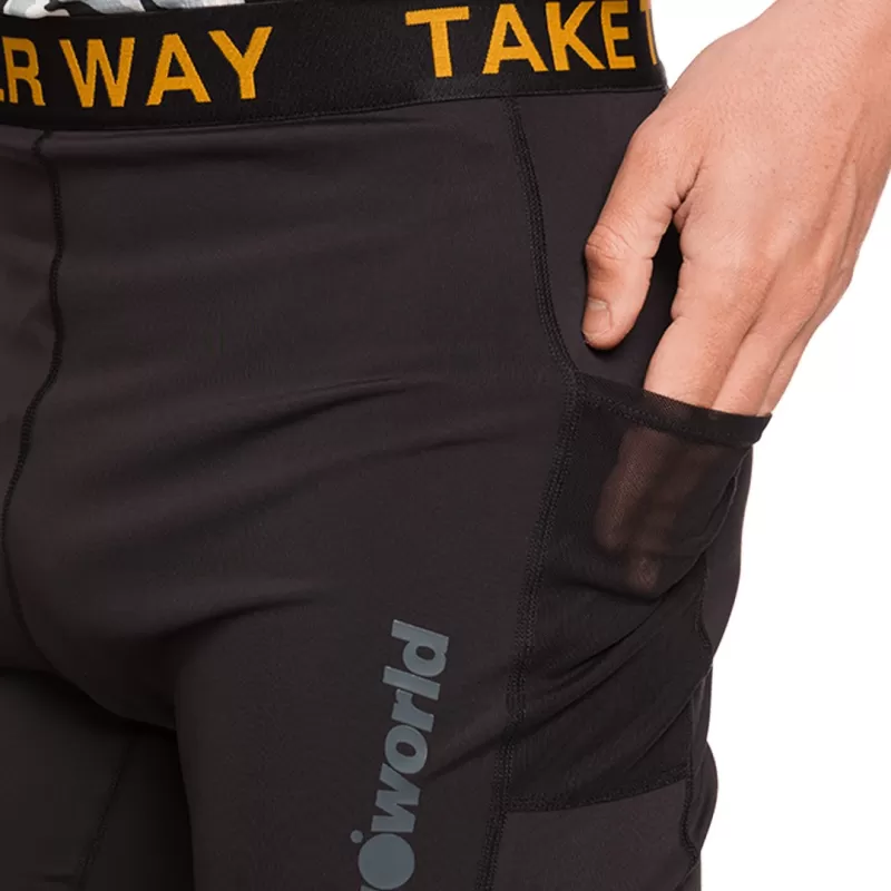 Trangoworld PANT. CORTO BOCHARZ NEGRO