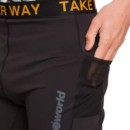 Trangoworld PANT. CORTO BOCHARZ NEGRO