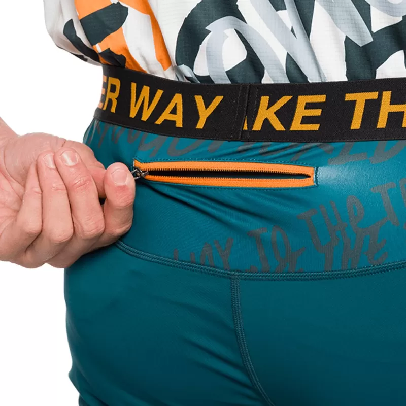 Trangoworld PANT. CORTO BOCHARZ VERDE OSCURO