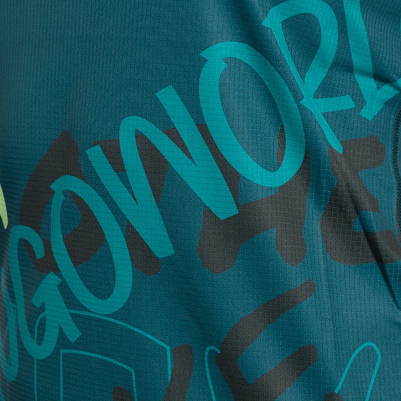 Trangoworld CAMISETA LAUREL VERDE OSCURO