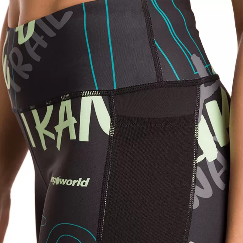 Trangoworld PANT. CORTO BERDUN NEGRO