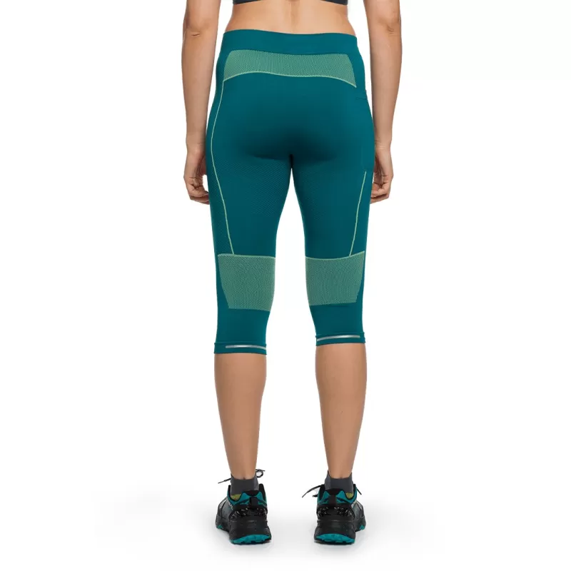 Calças de pirata Trangoworld JUNCALA verde escuro