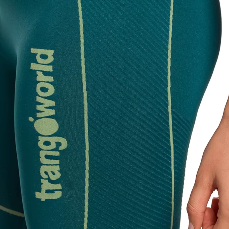 Calças de pirata Trangoworld JUNCALA verde escuro