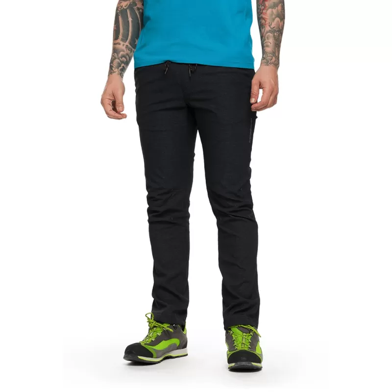 Trangoworld PANT. LARGO NOASCA NEGRO/GRIS OSCURO