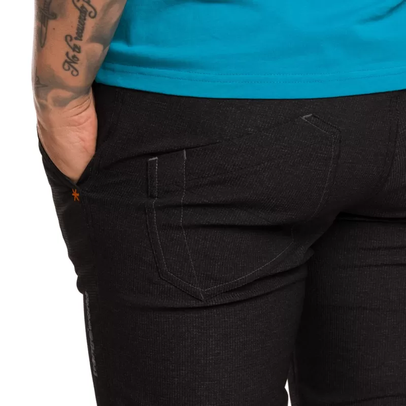 Trangoworld PANT. LARGO NOASCA NEGRO/GRIS OSCURO
