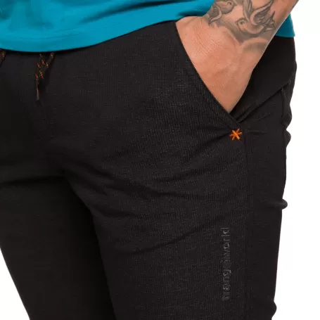 Trangoworld PANT. LARGO NOASCA NEGRO/GRIS OSCURO