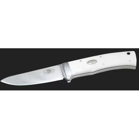 Fallkniven HK6cxL - Aço Damasco CowryX - Cabo Elforyn - Bainha de Couro Fallkniven HK6cxL - Aço Damasco CowryX - Cabo Elforyn - Bainha de Couro