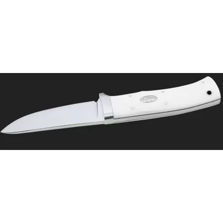 Fallkniven HK6cxL - Aço Damasco CowryX - Cabo Elforyn - Bainha de Couro