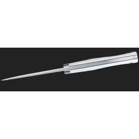 Fallkniven HK6cxL - Aço Damasco CowryX - Cabo Elforyn - Bainha de Couro