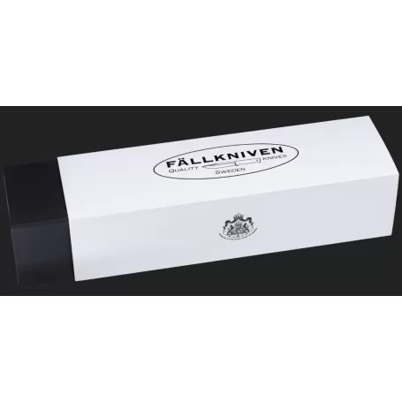 Fallkniven HK6cxL - Aço Damasco CowryX - Cabo Elforyn - Bainha de Couro