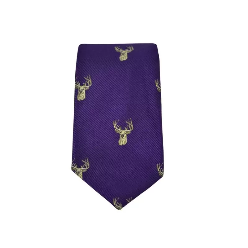 Gravata Oxford Azul Cervo Seda Roxa Gravata Oxford Azul Cervo Seda Roxa