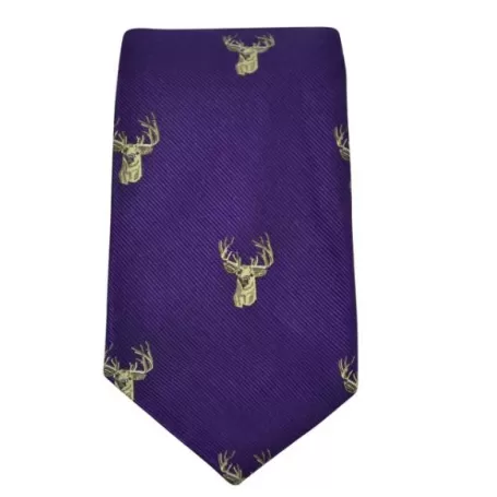 Gravata Oxford Azul Cervo Seda Roxa Gravata Oxford Azul Cervo Seda Roxa