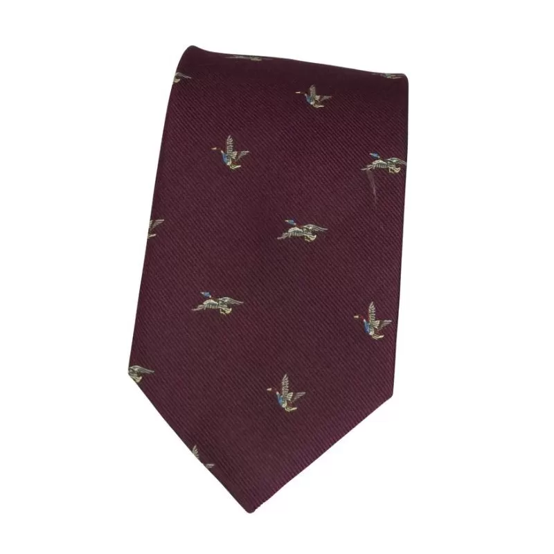 Gravata Oxford Azul Patos II Seda Vinho Gravata Oxford Azul Patos II Seda Vinho