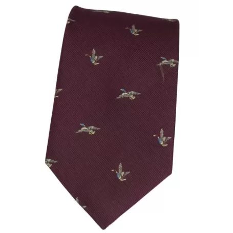 Gravata Oxford Azul Patos II Seda Vinho Gravata Oxford Azul Patos II Seda Vinho