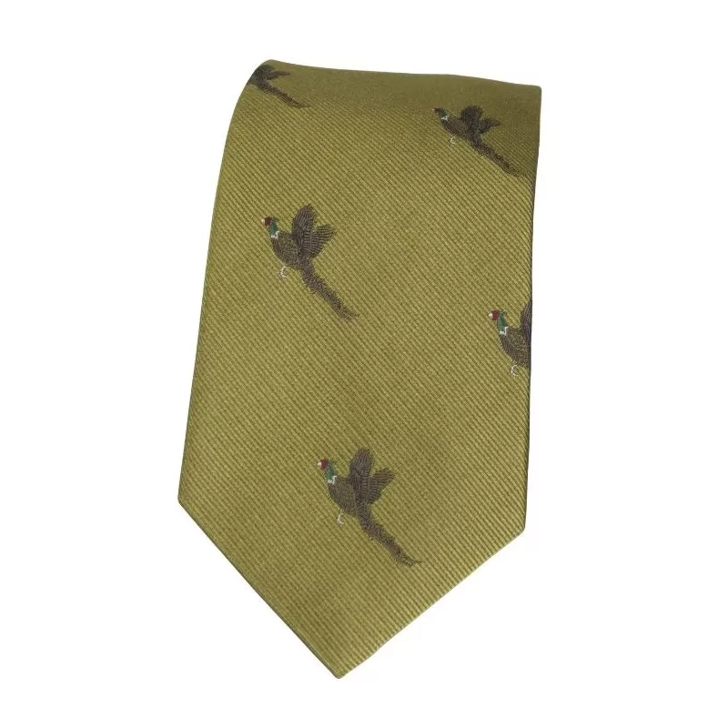 Gravata Oxford Azul Faisão Seda Dourada Gravata Oxford Azul Faisão Seda Dourada