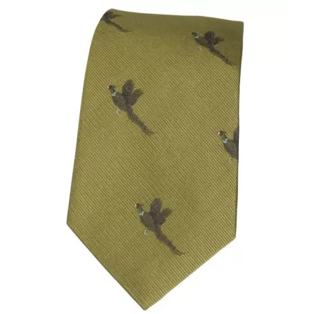 Gravata Oxford Azul Faisão Seda Dourada Gravata Oxford Azul Faisão Seda Dourada