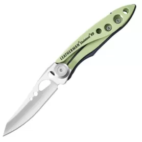 Leatherman Skeletool KB verde claro / azul, caja cartón