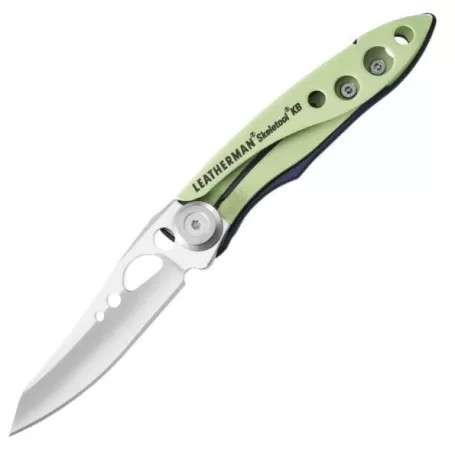 Leatherman Skeletool KB Verde Claro/Azul, Caixa de Papelão