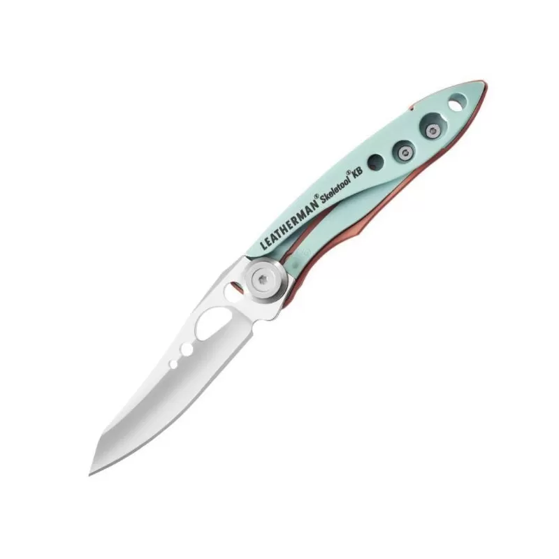 Leatherman Skeletool KB Azul Claro/Coral, Caixa de Papelão Leatherman Skeletool KB Azul Claro/Coral, Caixa de Papelão