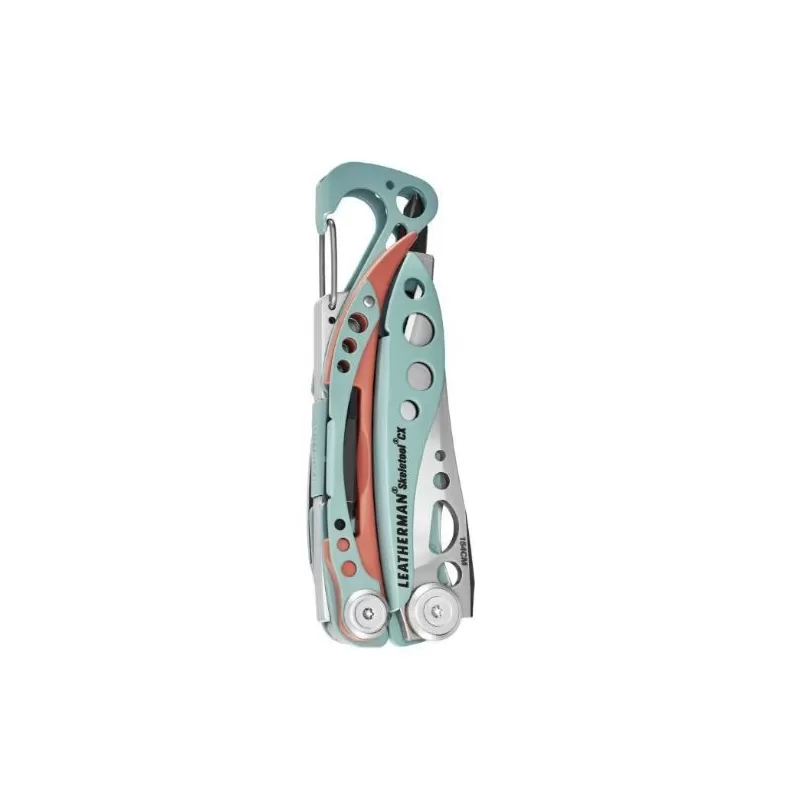 Leatherman Skeletool CX azul/coral,  sin funda, caja cartón