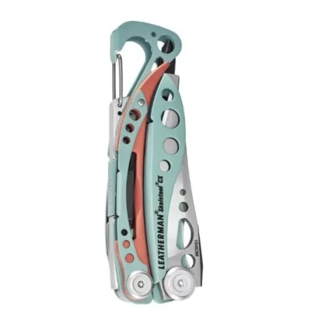 Leatherman Skeletool CX azul/coral,  sin funda, caja cartón