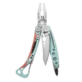 Leatherman Skeletool CX azul/coral,  sin funda, caja cartón