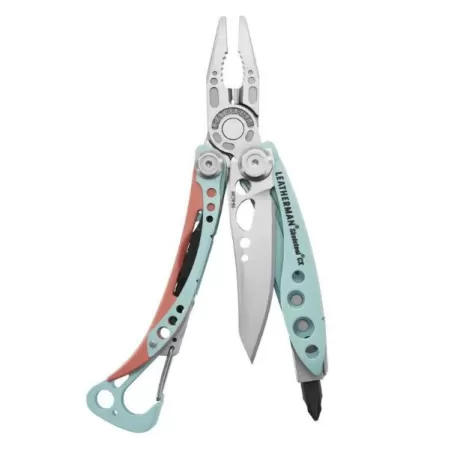 Leatherman Skeletool CX azul/coral,  sin funda, caja cartón