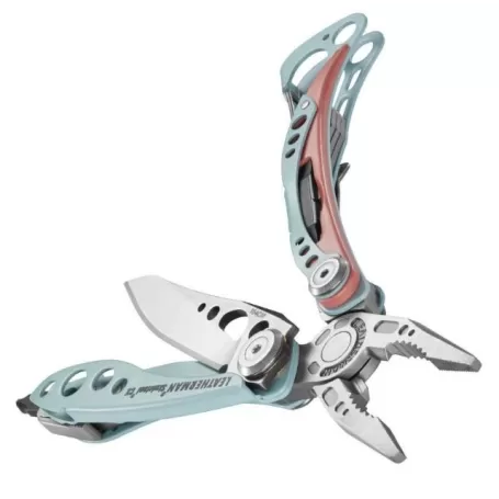 Leatherman Skeletool CX azul/coral,  sin funda, caja cartón