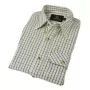 Camisa Oxford Azul Tattersall para Meninos Manga Longa Verde