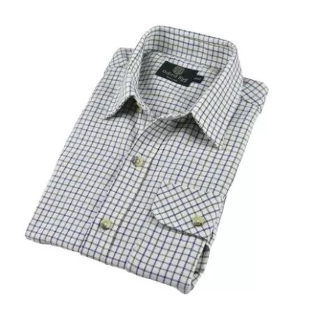 Camisa Oxford Azul London Meninos Manga Longa Verde Camisa Oxford Azul London Meninos Manga Longa Verde
