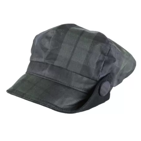 Boné Oxford Lilly Tartan Blackwatch encerado azul Boné Oxford Lilly Tartan Blackwatch encerado azul