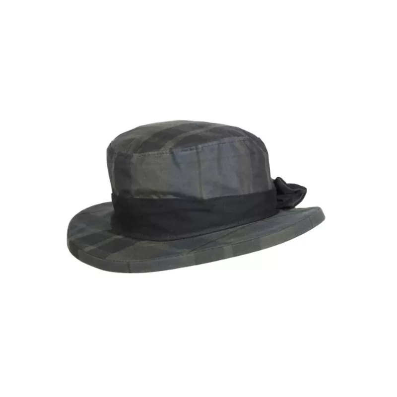 Boné Oxford Blue Tartan Thelma Dundee encerado Boné Oxford Blue Tartan Thelma Dundee encerado