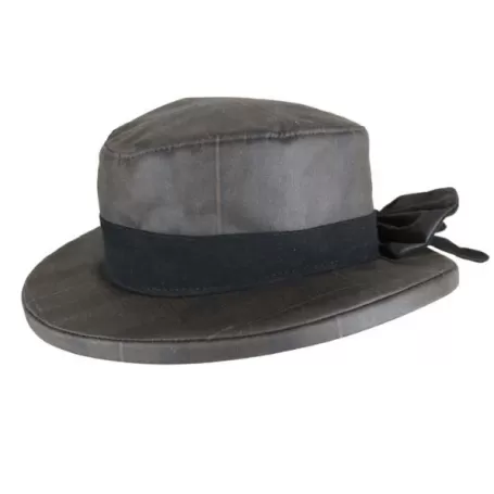 Chapéu Oxford Azul Tartan Thelma Caledonia Encerado Chapéu Oxford Azul Tartan Thelma Caledonia Encerado