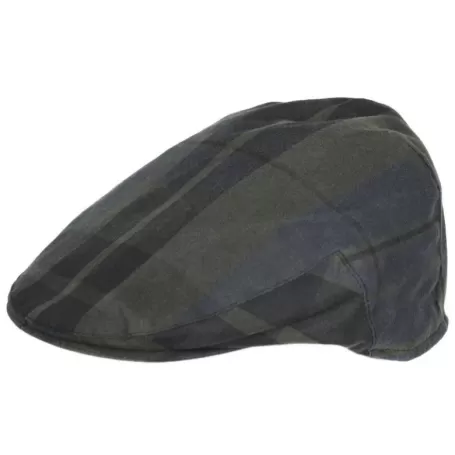 Boné Oxford Blue Tartan Dundee encerado Boné Oxford Blue Tartan Dundee encerado