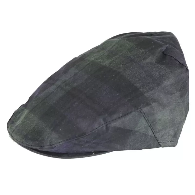 Boné Oxford Tartan Azul Blackwatch Encerado Boné Oxford Tartan Azul Blackwatch Encerado