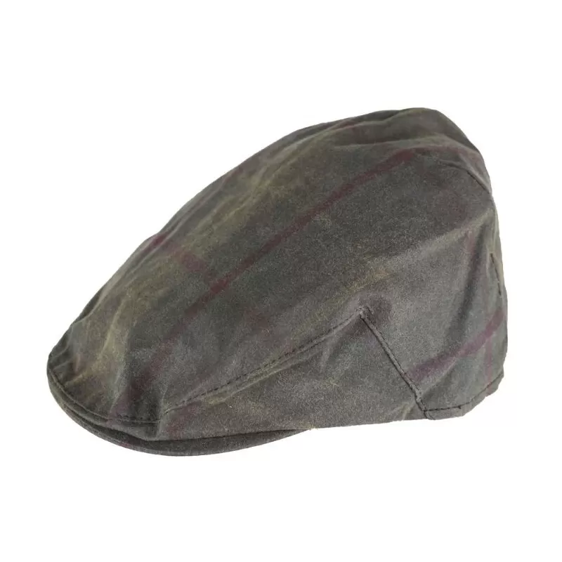 Boné Oxford Tartan Azul Encerado com Mel Boné Oxford Tartan Azul Encerado com Mel