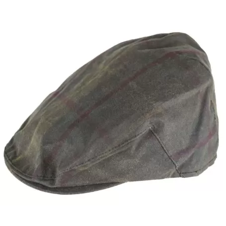 Boné Oxford Tartan Azul Encerado com Mel Boné Oxford Tartan Azul Encerado com Mel
