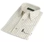 Camisa Oxford Azul Rutland New Checks Vermelha/Marrom