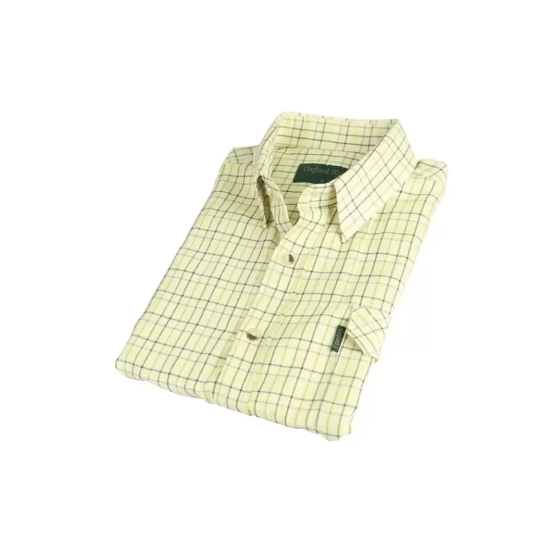 Camisa Oxford Azul Darwen Xadrez Verde Camisa Oxford Azul Darwen Xadrez Verde