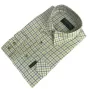 Camisa Oxford Azul Fiskar Amarela