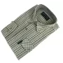 Camisa Oxford Azul Perth Marrom,