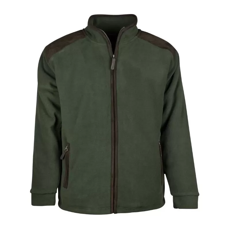 Jaqueta Oxford Azul Acolchoada Verde Fleece Jaqueta Oxford Azul Acolchoada Verde Fleece