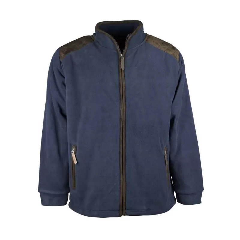 Jaqueta Oxford Azul Acolchoada de Lã Azul Marinho Jaqueta Oxford Azul Acolchoada de Lã Azul Marinho