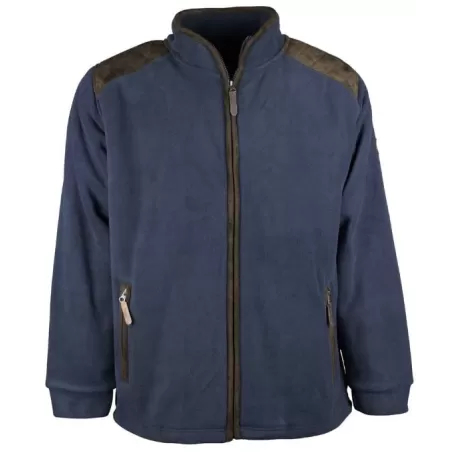 Jaqueta Oxford Azul Acolchoada de Lã Azul Marinho Jaqueta Oxford Azul Acolchoada de Lã Azul Marinho