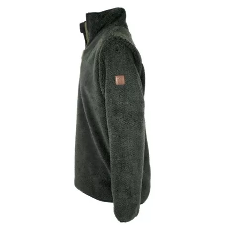 Suéter Oxford Blue Fleck Fleece com zíper de um quarto, verde