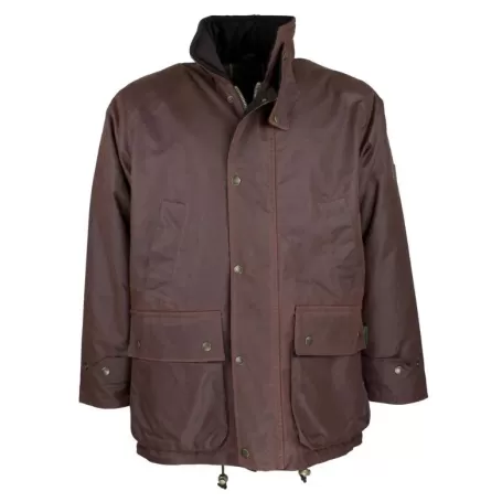 Jaqueta Oxford Azul Kingsbridge Castanho Encerada