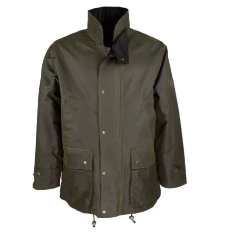 Jaqueta Oxford Azul Kingsbridge Caramelo Encerada