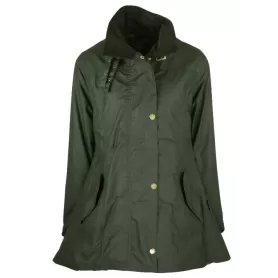 Chaqueta encerada Oxford Blue Oliva Green