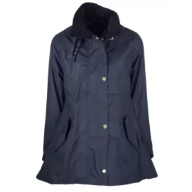 Chaqueta encerada Oxford Blue Olivia Navy