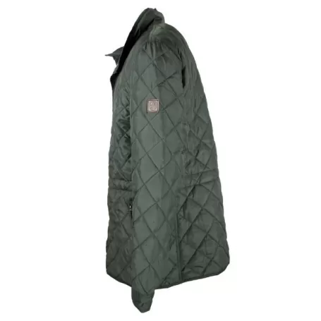 Jaqueta Oxford Azul Leiden Acolchoada Verde